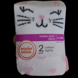 2 pack of Toddler Tights 6-18 months
